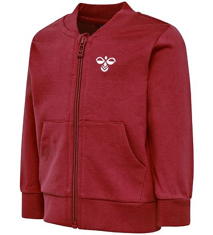 Hummel Zip Cardigan - HMLJuno - Bordeaux Hummel Zip Cardigan - HMLJuno - Bordeaux