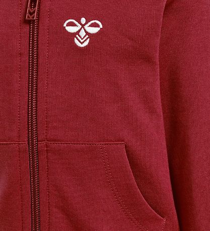 Hummel Zip Cardigan - HMLJuno - Bordeaux Hummel Zip Cardigan - HMLJuno - Bordeaux