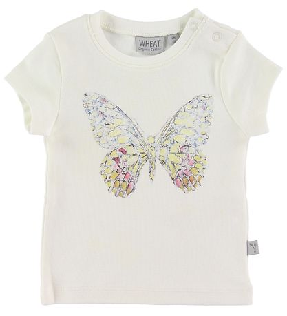 Wheat T-shirt - Butterfly - Ivory Wheat T-shirt - Butterfly - Ivory