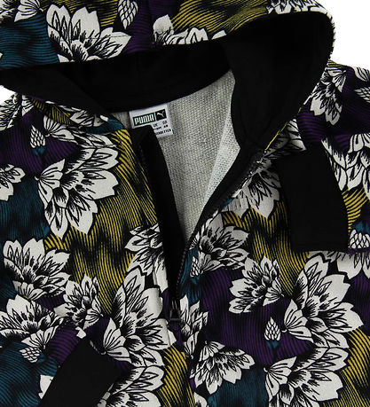 Puma Jumpsuit - Moroccan Blue w. Flowers Puma Jumpsuit - Moroccan Blue w. Flowers