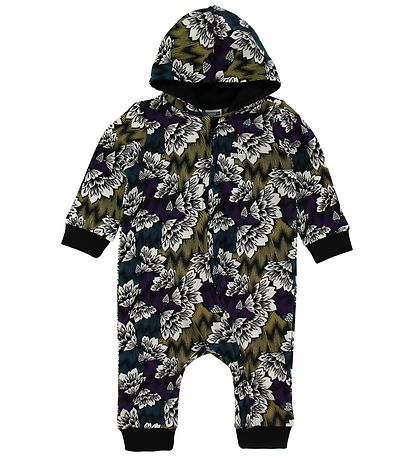 Puma Jumpsuit - Moroccan Blue w. Flowers Puma Jumpsuit - Moroccan Blue w. Flowers