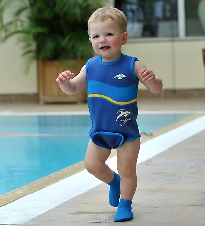 Konfidence Wet Suit - BabyWarma - Sea Friends Navy/Lime Konfidence Wet Suit - BabyWarma - Sea Friends Navy/Lime