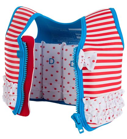 Konfidence Schwimmweste - Original - Martha's Red Stripe Frills