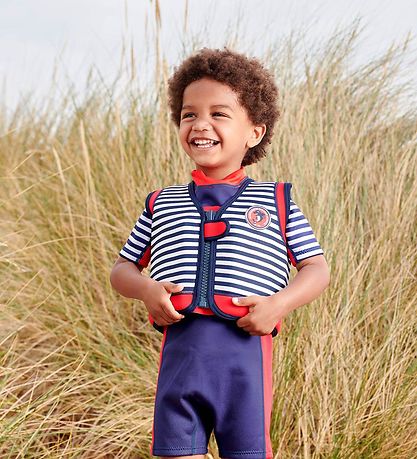 Konfidence Swim Vest - Original - Hamptons Navy Stripe