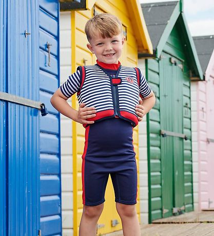 Konfidence Swim Vest - Original - Hamptons Navy Stripe