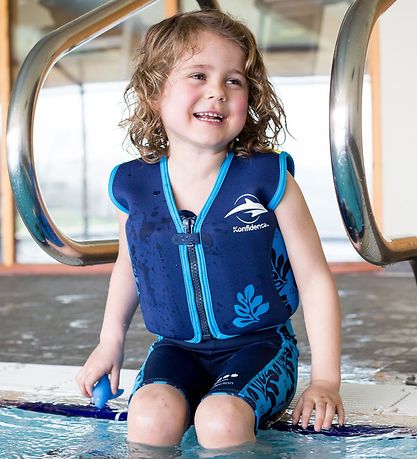Konfidence Swim Vest - Original - Navy Palm Konfidence Swim Vest - Original - Navy Palm
