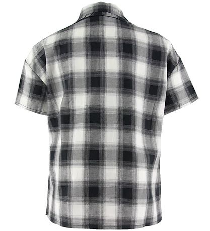 Grunt Shirt - Ditte - Black/White w. Checs Grunt Shirt - Ditte - Black/White w. Checs