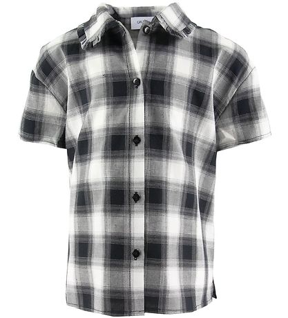 Grunt Shirt - Ditte - Black/White w. Checs Grunt Shirt - Ditte - Black/White w. Checs