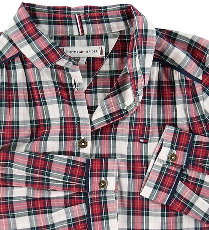 Tommy Hilfiger Shirt - Red/White Checkered