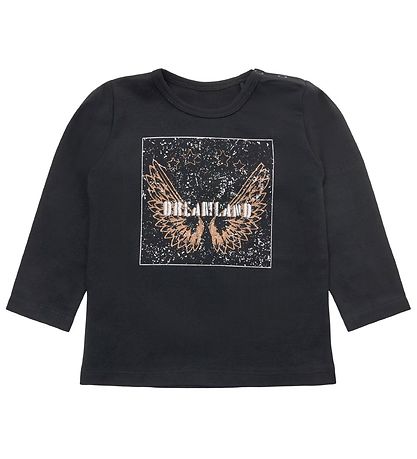 Petit by Sofie Schnoor Blouse - Elenor - Black w. Print