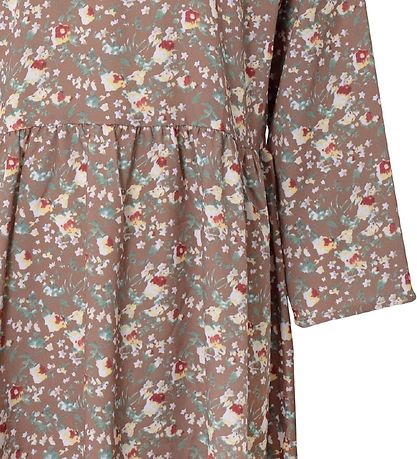 Hound Dress - Brown w. Flowers Hound Dress - Brown w. Flowers