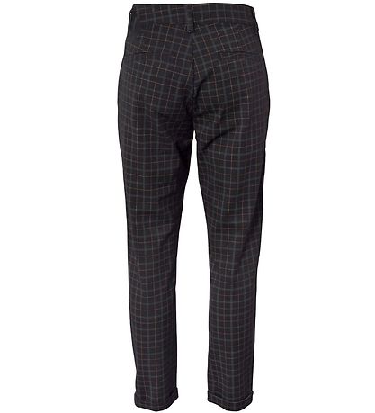 Hound Trousers - Fashion Chino - Black w. Checks