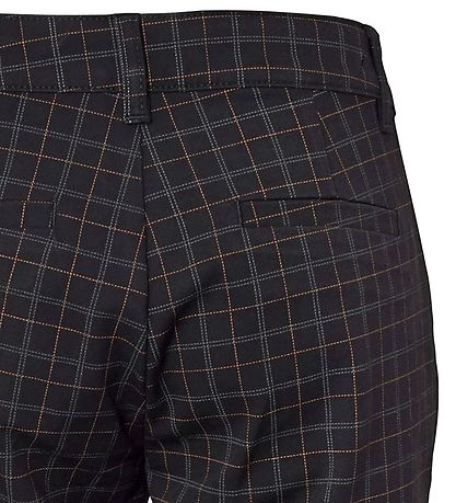 Hound Trousers - Fashion Chino - Black w. Checks Hound Trousers - Fashion Chino - Black w. Checks
