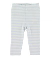 Fixoni Leggings - Light Blue m. Strepen