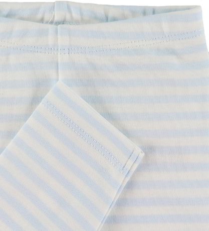 Fixoni Leggings - Light Blue m. Streifen