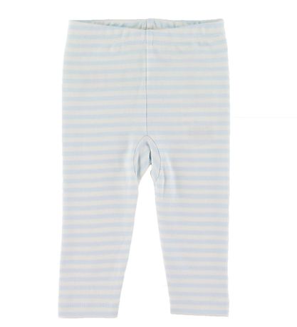Fixoni Leggings - Light Blue m. Streifen