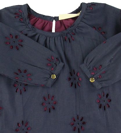 Soft Gallery Kleid - Gretchen - Anthracite m. Blumen
