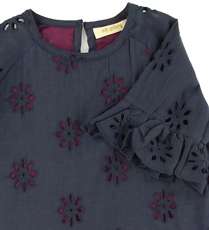 Robe Soft Gallery - Enregistrer - Anthracite av. Fleurs