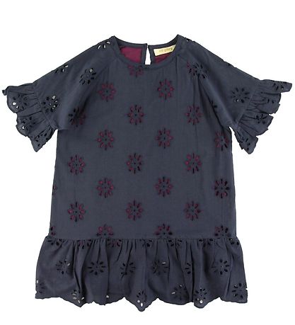 Robe Soft Gallery - Enregistrer - Anthracite av. Fleurs