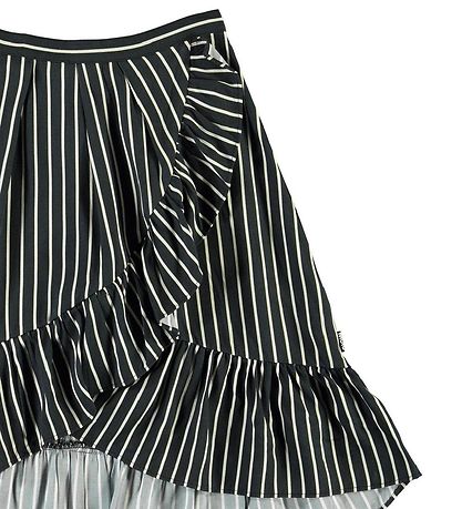 Molo Skirt - Blondie - Vertical BW Stripe