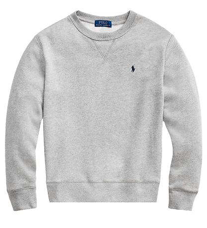 Polo Ralph Lauren Sweatshirt - Grey Melange with logo Polo Ralph Lauren Sweatshirt - Grey Melange with logo