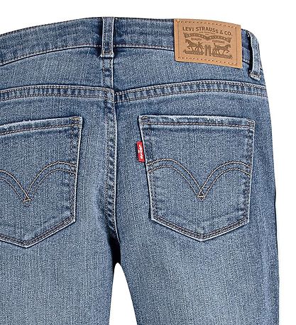 Levis Jeans - 710 Super Skinny - No Diggity w. Silver Stripe Levis Jeans - 710 Super Skinny - No Diggity w. Silver Stripe