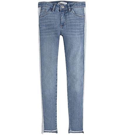 Levis Jeans - 710 Super Skinny - No Diggity w. Silver Stripe