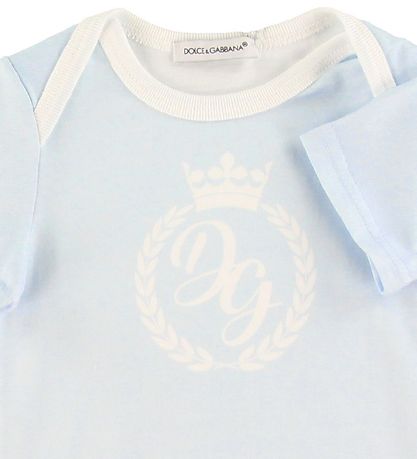 Dolce & Gabbana Geschenkbox - Body/Babylätzchen - Hellblau