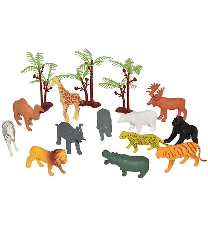 Wild Republic Bucket w. Animals - Mini - 15 pcs - Wild Animals Wild Republic Bucket w. Animals - Mini - 15 pcs - Wild Animals