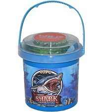 Wild Republic Bucket w. Animals - Mini - 20 pcs - Sharks Wild Republic Bucket w. Animals - Mini - 20 pcs - Sharks