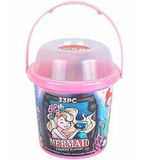 Wild Republic Bucket w. Animals - 33 pcs. - Mermaids Wild Republic Bucket w. Animals - 33 pcs. - Mermaids