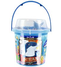 Wild Republic Bucket w. Animals - 32 pcs - Animals of the sea Wild Republic Bucket w. Animals - 32 pcs - Animals of the sea
