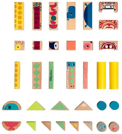 Lilliputiens Building Blocks- Jungle Lilliputiens Building Blocks- Jungle