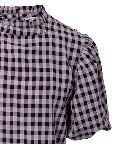 Hound Shirt Blouse - Purple Check Hound Shirt Blouse - Purple Check