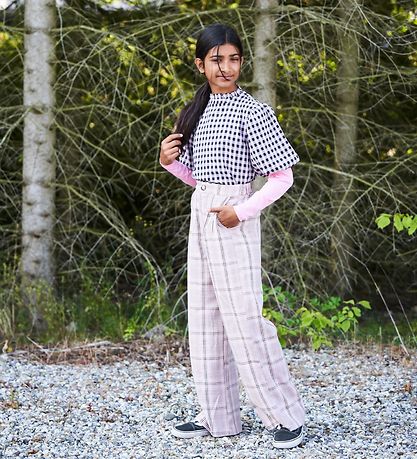 Hound Shirt Blouse - Purple Check Hound Shirt Blouse - Purple Check