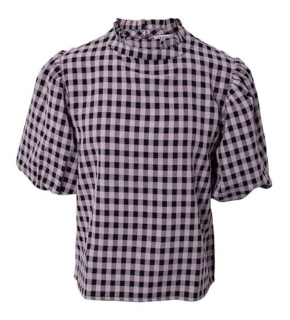 Hound Shirt Blouse - Purple Check Hound Shirt Blouse - Purple Check