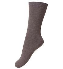 Chaussettes Melton - Marron Chiné