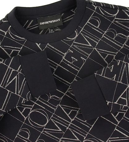 Emporio Armani 블라우스 - 네이비 포함 자수