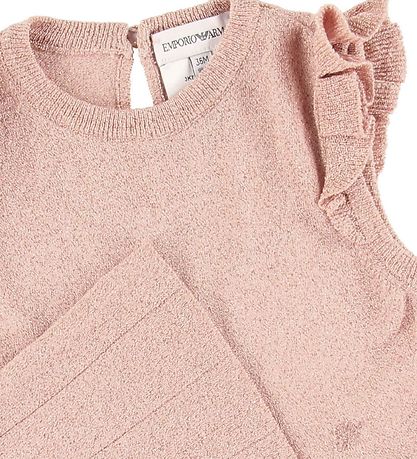 Emporio Armani Kleid - Rosa m. Glitzer Emporio Armani Kleid - Rosa m. Glitzer