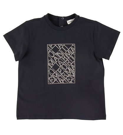 T-Shirt Emporio Armani - Marine av. Broderie T-Shirt Emporio Armani - Marine av. Broderie
