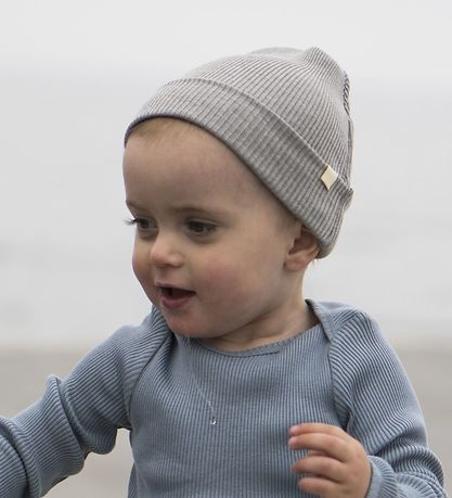 Minimalisma Beanie - Silk/Cotton - Bambi - Grey Melange Minimalisma Beanie - Silk/Cotton - Bambi - Grey Melange