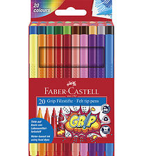 Marqueurs Magiques Faber-Castell - Grip - 20 pièces - Multicolor Marqueurs Magiques Faber-Castell - Grip - 20 pièces - Multicolor