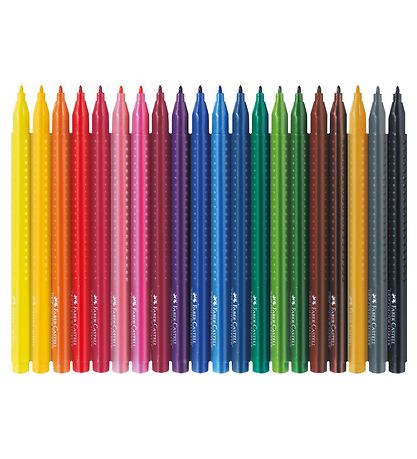 Marqueurs Magiques Faber-Castell - Grip - 20 pièces - Multicolor Marqueurs Magiques Faber-Castell - Grip - 20 pièces - Multicolor