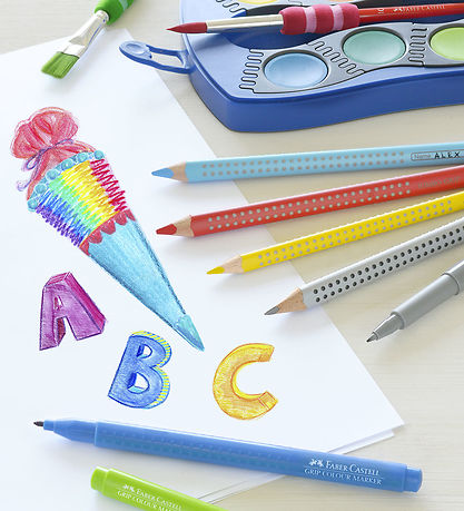 Marqueurs Magiques Faber-Castell - Grip - 20 pièces - Multicolor Marqueurs Magiques Faber-Castell - Grip - 20 pièces - Multicolor