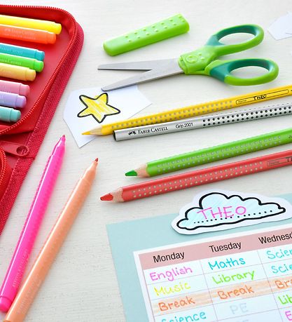 Faber-Castell Marker - Grip - 10 pcs - Neon/Pastel Faber-Castell Marker - Grip - 10 pcs - Neon/Pastel