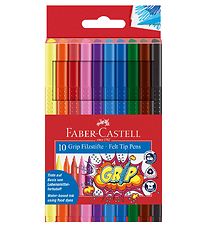 Marqueurs Magiques Faber-Castell - Grip - 10 pièces - Multicolor Marqueurs Magiques Faber-Castell - Grip - 10 pièces - Multicolor