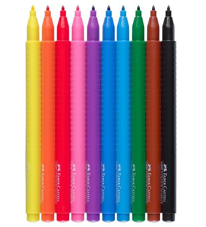 Marqueurs Magiques Faber-Castell - Grip - 10 pièces - Multicolor Marqueurs Magiques Faber-Castell - Grip - 10 pièces - Multicolor