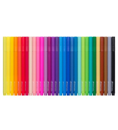 Marqueurs Magiques Faber-Castell - Grip - 30 pièces - Multicolor Marqueurs Magiques Faber-Castell - Grip - 30 pièces - Multicolor