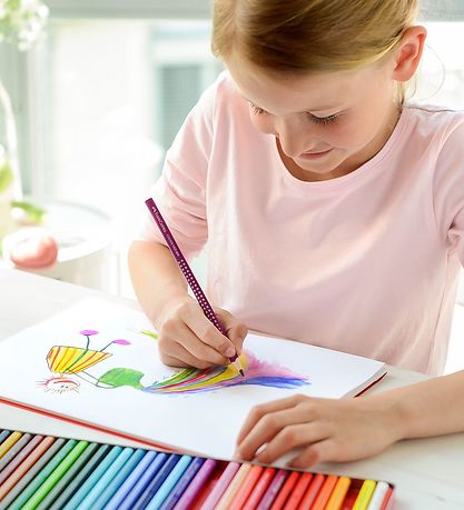 Crayons de couleur Faber-Castell - Grip - Aquarelle - 36 pièces  Crayons de couleur Faber-Castell - Grip - Aquarelle - 36 pièces