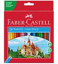 Crayons de couleur Faber-Castell - Château - 24 pièces - Multico